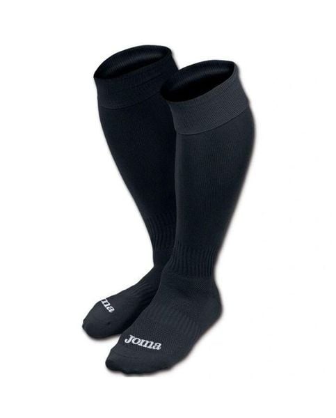 Skarpety piłkarskie Classic III Football Socks 400194. Czarne skarpetki męskie Joma, bez wzorów, z elastanu. Za 24.99 zł.