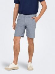 ONLY & SONS Szorty chino "Onsmark" w kolorze szarym rozmiar: XL. Szare szorty męskie Only & Sons, bez kołnierzyka. Za 91.77 zł.