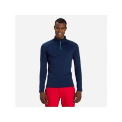 Bluza narciarska męska Rossignol CLASSIQUE 1/2 Zip termo granatowa. Niebieskie bluzy bez kaptura męskie Rossignol, m. Za 239.99 zł.
