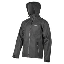 Kurtka mtb rowerowa O'neal Tsunami Rain Jacket. Czarne kurtki męskie O'NEAL, m, bez wzorów, z materiału, z kapturem. Za 619.00 zł.