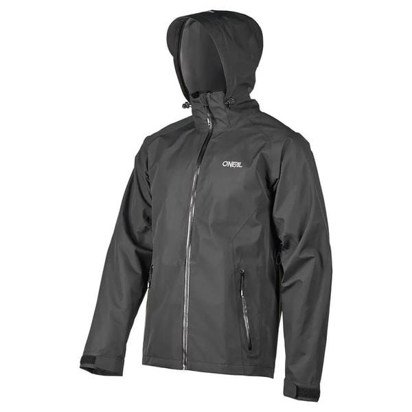 Kurtka mtb rowerowa O'neal Tsunami Rain Jacket. Czarne kurtki męskie O'NEAL, m, bez wzorów, z materiału, rowerowe. Za 619.00 zł.