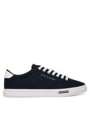 Tommy Hilfiger Tenisówki Vulc Core Rwb Long FM0FM05813 Granatowy. Niebieskie trampki i tenisówki męskie Tommy Hilfiger, bez wzorów, z materiału, bez zapięcia. Za 329.99 zł.