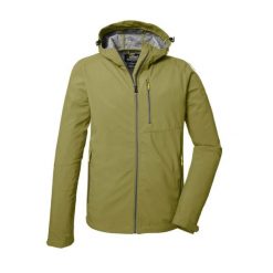 Kurtka softshellowa z kapturem męska KILLTEC KOS 259. Czarne kurtki outdoor męskie KILLTEC, l, bez wzorów, z dzianiny, z kapturem. Za 469.99 zł.