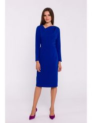 Stylove Sukienka w kolorze granatowym rozmiar: XL. Niebieskie sukienki damskie Stylove, na co dzień, xl, bez wzorów, bez kołnierzyka, bez ramiączek, maxi, proste. Za 236.61 zł.