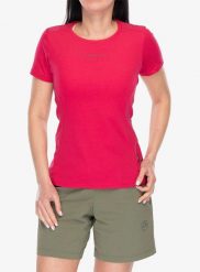 Koszulka szybkoschnąca damska La Sportiva Ridge T-Shirt. Czerwone t-shirty damskie La Sportiva, m, bez wzorów, z materiału, bez kołnierzyka. Za 318.99 zł.