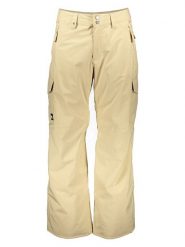 Quicksilver Spodnie narciarskie "Porter" w kolorze beżowym rozmiar: M. Brązowe spodnie materiałowe męskie QUICKSILVER, bez wzorów. Za 322.73 zł.