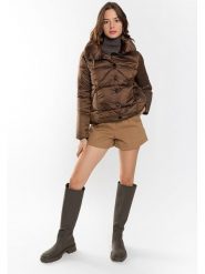 Northwood Kurtka zimowa "Daisy" w kolorze ciemnobrązowym rozmiar: M. Brązowe kurtki damskie Northwood, na zimę, m, bez wzorów, z puchu, bez kaptura. Za 187.07 zł.