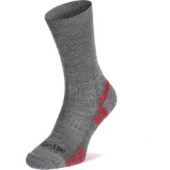Skarpety do trekkingu meskie Bridgedale Hike Lightweight Merino Performance Boot. Szare skarpetki męskie Bridgedale, bez wzorów, z wełny. Za 95.99 zł.