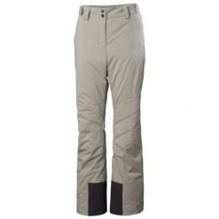 Damskie ocieplane spodnie narciarskie Helly Hansen Alpine. Szare spodnie dresowe damskie Helly Hansen, na zimę, bez wzorów. Za 723.50 zł.