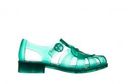 Sandały Melissa Heart Sandal Capetos AD Green Transparent 010407, Zielony, Guma - 35-36. Zielone sandały damskie Melissa, bez wzorów, z gumy, bez obcasa. W wyprzedaży za 179.10 zł.