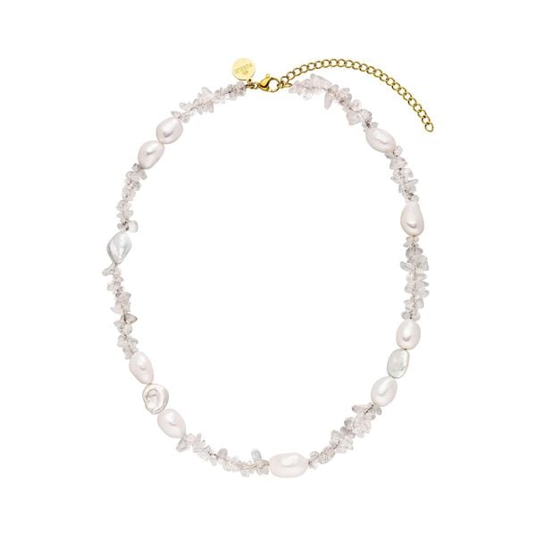 Purelei Purelei Naszyjnik Crystal Wave Naszyjniki 1 ct Jasnobrązowy Damski. Żółte naszyjniki damskie Purelei, pozłacane. Za 325.69 zł.