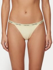 Calvin Klein Underwear Figi klasyczne LV00QD5213 Écru. Figi damskie Calvin Klein Underwear, l, bez wzorów, z syntetyku. Za 79.99 zł.