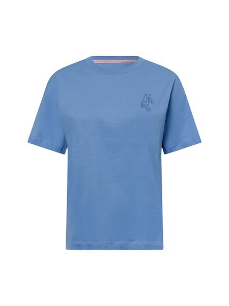 Marie Lund Koszulka Kobiety Bawełna niebieski, S. Niebieskie t-shirty damskie Marie Lund, s, bez wzorów, z bawełny, bez kołnierzyka. Za 149.95 zł.