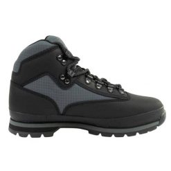 Kozaki Męskie Skóra Euro Hiker. Szare buty zimowe męskie Timberland, z materiału, z okrągłym noskiem, bez zapięcia. Za 670.99 zł.