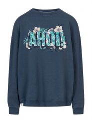 Derbe Bluza w kolorze granatowym rozmiar: L/XL. Niebieskie bluzy bez kaptura damskie Derbe, l, z bawełny. Za 171.28 zł.