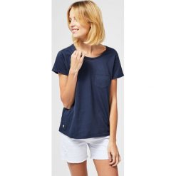Koszulka bawełniana. Bluzki damskie MOODO, l, bez wzorów, z bawełny, bez kołnierzyka. Za 13.99 zł.