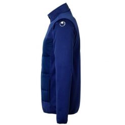 Kurtka z odpinanymi rękawami Uhlsport Essential. Czarne kurtki męskie UHLSPORT, l, bez wzorów, z materiału, sportowe, bez kaptura. W wyprzedaży za 262.00 zł.