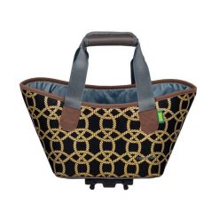Systemowa torba na zakupy AGNETHA. Zielone shopper bag damskie RACKTIME, bez wzorów, bez dodatków. Za 339.90 zł.