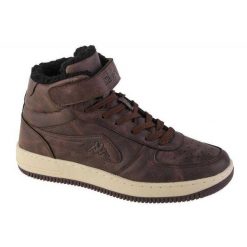 Męskie Buty Sportowe Bash Faux Fur Mid Cut. Brązowe buty sportowe na co dzień męskie Kappa, na zimę, bez zapięcia. Za 242.99 zł.