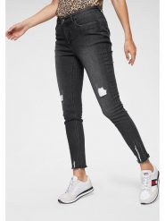 Aniston Dżinsy - Skinny fit - w kolorze czarnym rozmiar: 34. Czarne jeansy damskie Aniston. Za 56.93 zł.