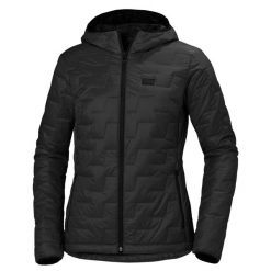 Damska kurtka z kapturem Helly Hansen lifaloft insulator. Czarne kurtki damskie Helly Hansen, xl, bez wzorów, z kapturem, narciarskie. W wyprzedaży za 589.50 zł.