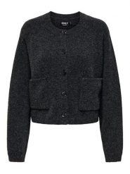 ONLY Kardigan w kolorze czarnym rozmiar: L. Czarne kardigany damskie Only, l, bez wzorów, ze splotem. Za 129.95 zł.