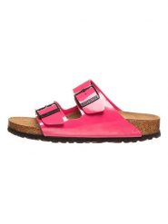 Birkenstock Klapki "Arizona" w kolorze różowym rozmiar: 38. Różowe klapki damskie Birkenstock, bez wzorów, bez obcasa. Za 99.80 zł.