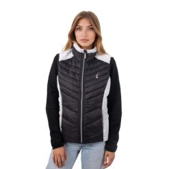 Kamizelka hybrydowa damska CORDA zamek. Białe kamizelki damskie Aulp, l, z dzianiny. Za 399.99 zł.