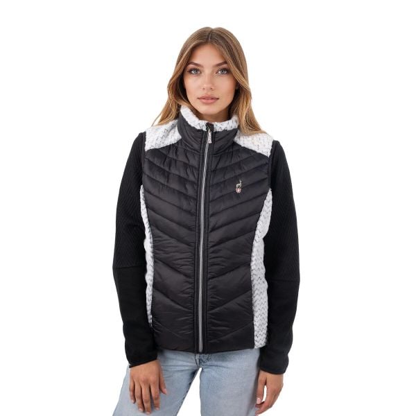 Kamizelka hybrydowa damska CORDA zamek. Białe kamizelki damskie Aulp, l, z dzianiny. Za 399.99 zł.