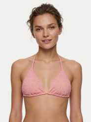 Guess Góra od bikini E6GJ34 MC040 Różowy. Czerwone bikini damskie Guess, z aplikacjami. Za 319.99 zł.