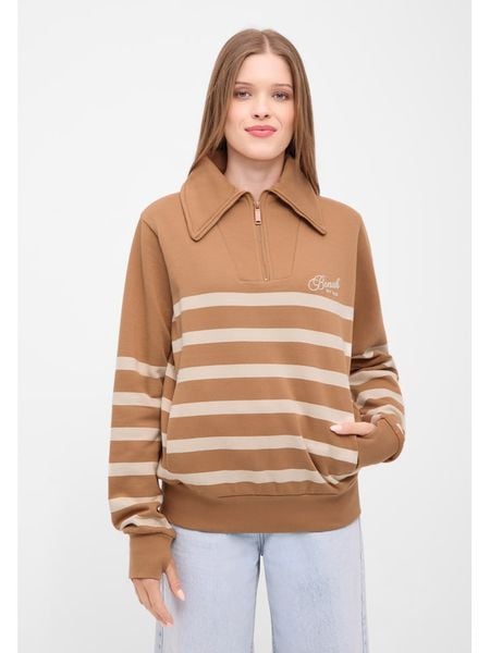 Bench Bluza "Foy" w kolorze jasnobrązowym rozmiar: 42. Brązowe bluzy bez kaptura damskie Bench. Za 130.81 zł.