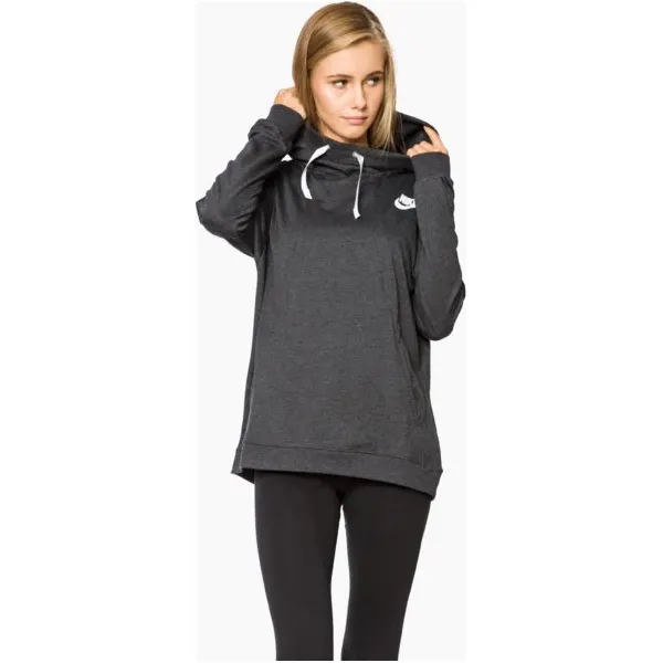 Nike Bluza W Nsw Gym Clc Hoodie , szary, rozmiar M. Szare bluzy sportowe damskie Nike, m, z bawełny. W wyprzedaży za 129.99 zł.