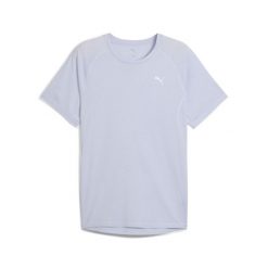 Męska koszulka do biegania VELOCITY Tri-Blend PUMA Cool Weather Blue. Niebieskie t-shirty sportowe męskie Puma, m, bez ramiączek, do biegania. W wyprzedaży za 104.00 zł.