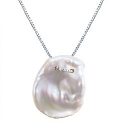 Valero Pearls Naszyjnik srebrny srebro wysokiej próby Perła hodowlana słodkowodna srebrny Naszyjniki 1 ct Damski. Szare naszyjniki damskie Valero Pearls, srebrne. Za 408.99 zł.