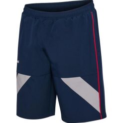 Szorty Hummel World 26 Tech. Niebieskie szorty męskie HUMMEL, bez wzorów, z materiału, sportowe. Za 252.50 zł.