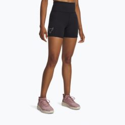Spodenki Under Armour Project Rock Middie. Czarne spodenki sportowe damskie Under Armour, na fitness i siłownię. Za 179.99 zł.