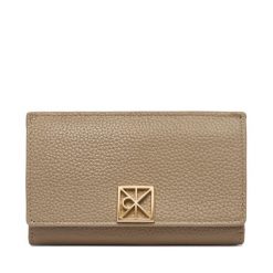 Portfel Calvin Klein. Brązowe portfele damskie CALVIN KLEIN, bez wzorów. Za 249.99 zł.