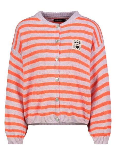 Sublevel Kardigan w kolorze pomarańczowo-jasnoróżowym rozmiar: M/L. Pomarańczowe kardigany damskie Sublevel, l, bez wzorów. Za 152.98 zł.