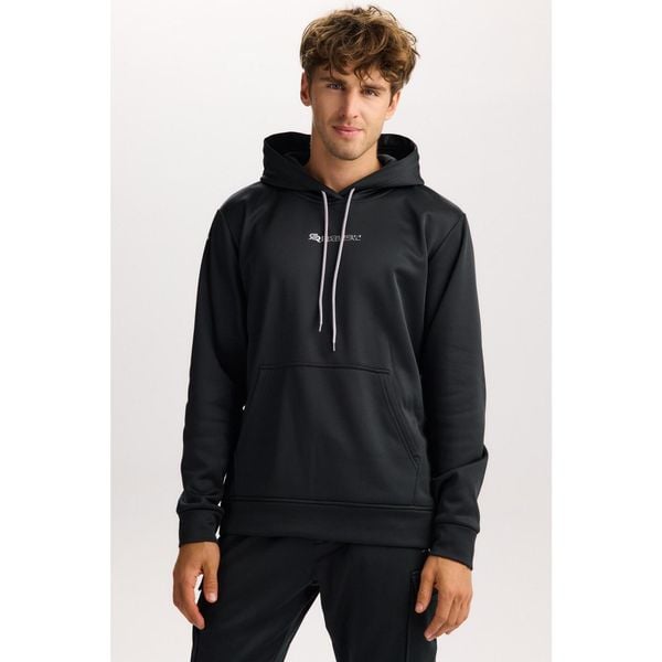 Męska bluza dresowa Rough Radical Dynami Pro Hoodie Men. Czarne bluzy bez kaptura męskie ROUGH RADICAL, bez wzorów, z dresówki, sportowe, bez kołnierzyka, bez ramiączek. Za 169.90 zł.