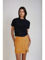 Monki Spódnica w kolorze pomarańczowym rozmiar: 38. Pomarańczowe spódniczki damskie Monki, bez wzorów, z podwyższonym stanem, mini. Za 43.99 zł.