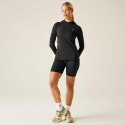 Damska bluza z kapturem Refresh Quick Dry Fleece. Czarne bluzy z kapturem damskie Dare 2b, z elastanu. Za 213.90 zł.
