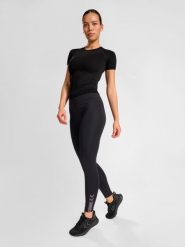 Damskie legginsy Hummel Active. Czarne legginsy damskie HUMMEL, s, bez wzorów, z dżerseju. Za 269.50 zł.
