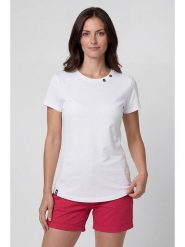 Alife and kickin Koszulka "Tabitha" w kolorze białym rozmiar: S. Białe t-shirty damskie Alife and Kickin, s, bez wzorów, bez kołnierzyka. Za 60.99 zł.