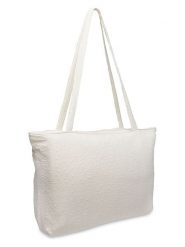 Jollein Shopper bag w kolorze kremowym - 34 x 45 x 7 cm rozmiar: onesize. Brązowe shopper bag damskie Jollein, bez wzorów, z bawełny, przez ramię, bez dodatków. Za 96.37 zł.