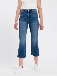 Cross Jeans Dżinsy - Flare fit - w kolorze niebieskim rozmiar: W31. Niebieskie jeansy damskie Cross Jeans, z podwyższonym stanem. Za 96.60 zł.