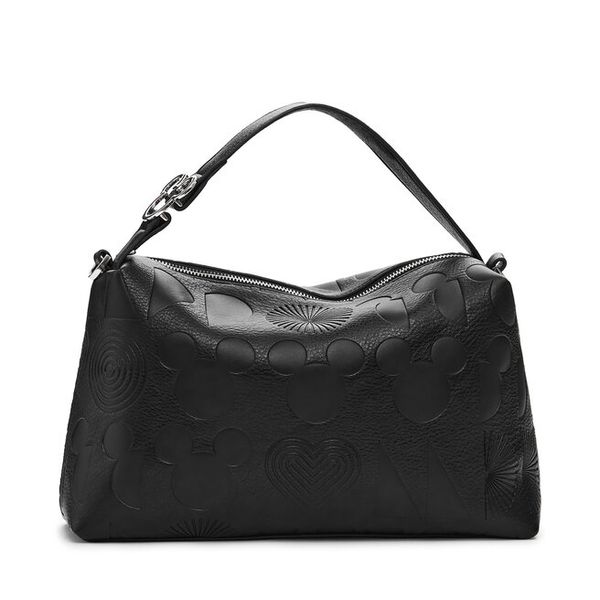 Torebka Desigual. Czarne torebki klasyczne damskie Desigual, bez wzorów, bez dodatków. Za 309.99 zł.