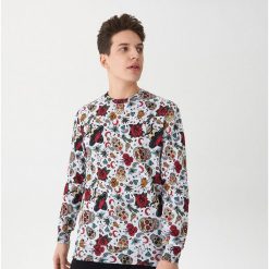 Bluza z nadrukiem all over - Wielobarwny. Bluzy bez kaptura damskie House, l. Za 59.99 zł.