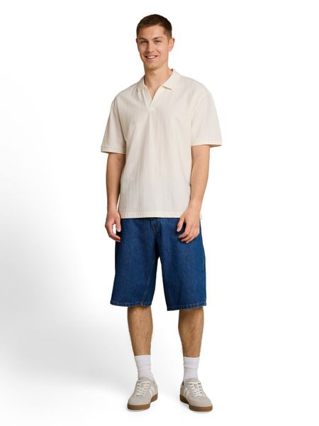 Tom Tailor Denim koszulka polo Mężczyźni Bawełna (100%) biały, S. Białe koszulki polo męskie Tom Tailor Denim, m, bez wzorów, z bawełny, bez ramiączek. Za 149.95 zł.