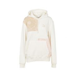 Damska bluza z kapturem Puma Paisley w kolorze biało-różowym białym. Białe bluzy z kapturem damskie Puma, z bawełny. Za 130.25 zł.