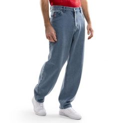 Męskie dżinsy 120. rocznica Real Sporting de Gijón Siroko SC120 Heritage Deni. Niebieskie jeansy męskie SIROKO. Za 296.00 zł.